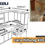 Cara Hitung Kitchen Set